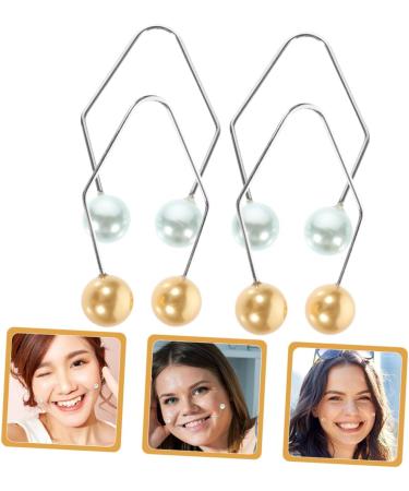 FRCOLOR 2 Pairs of Dimple Trainer Dimple Maker for Clip for Shaping Dimple Maker for Women Small Dimple Marker Face Maker Copper 4.30X2.50X0.80CM Assorted colours 2 - Buy Online on GoSupps.com
