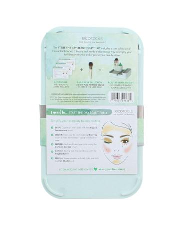 Ecotools Start The Day Beauty Makeup Brushes 2 Pack - Eco-Friendly High-Quality Makeup Applicators for Flawless Looks | Shop Internationally - Buy Online on GoSupps.com
