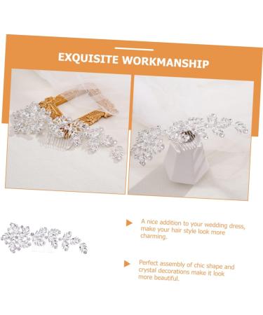 FRCOLOR Accessories rhinestone hair comb dress rhinestone for hair bridal hair comb headgear dinner party hair crystal bride hair accessories rhinestones hair accessories Hair Dress - Buy Online on GoSupps.com