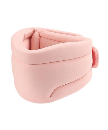 Fenteer neck support bandage cervicorrect neck bandage breathable breakthrale neck bandage for bedruke men family friends pink