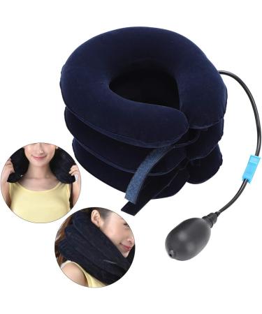 Cervical Neck Traction Device Inflatable Neck Brace Neck Posture Neck Collar Device for Neck and Back Pain Relief (Blue) - Buy Online on GoSupps.com
