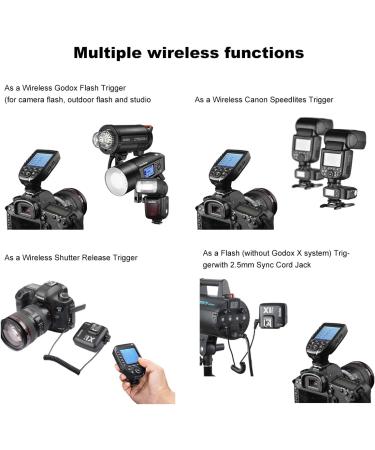 Godox XPro-S TTL 2.4G Wireless Flash Trigger for Sony Cameras - High-Speed Sync, 1/8000s, 11 Functions, 16 Groups, 32 Channels - Buy Online on GoSupps.com