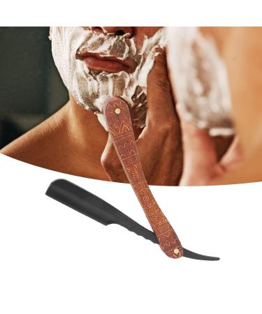 Premium Vintage Barber Razor - Non-Slip Straight Edge Razor with Zinc Alloy Shaving Head - Ideal for Professional & Home Use - International Shipping Available - Buy Online on GoSupps.com