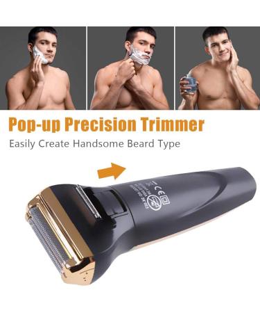 3 in 1 Waterproof Hair Clippers for Men - Multi-Functional Electric Hair & Beard Trimmer with Nose Hair Trimmer | USB Charging - Buy Online on GoSupps.com