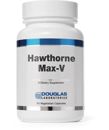 Douglas Laboratories Hawthorne Max-V | Standardized Hawthorne Berry Extract for Circulatory Support | 60 Capsules Standard Packaging