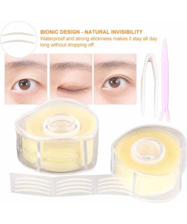 1200pcs Double Eyelid Tape Stealth Self-Adhesive Double Eyelid Stickers Double Eyelid Stickers Transparent Beige Stripe Self-Adhesive Double Eyelid Stickers - Buy Online on GoSupps.com
