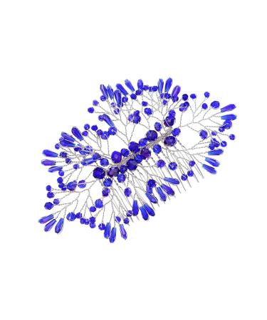 Ipetboom Bridal Crystal Hair Comb Bride Rhinestone Hair Comb Bridal Rhinestone Hair Comb Bride Headpieces for Wedding Rhinestone Hair Clips Bride Hair Clip Manual Bridesmaid Headgear Alloy