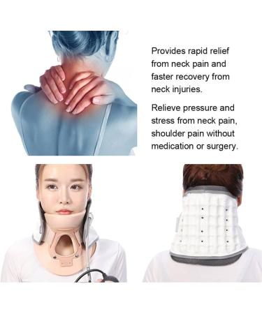 Adjustable Inflatable Neck Support Device | Ergonomic Neck Traction & Pain Relief for Home Use - Buy Online on GoSupps.com