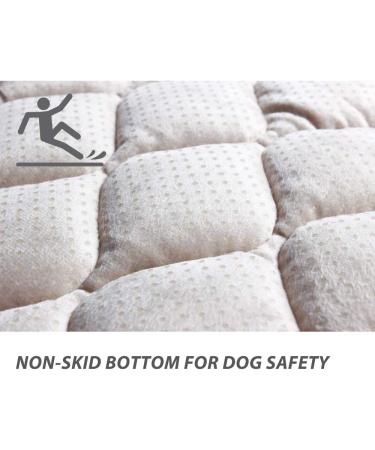 Furrybaby 22 Inch Dog Bed Mat - Soft, Machine Washable Pet Mattress in Sliver Grey - Anti-Slip Bottom for Dog Sleeping - Buy Online on GoSupps.com