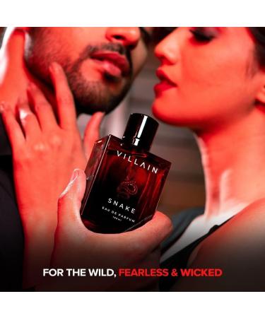 Bloom Beauty Villain Snake Perfume for Men 100ml | Strong Smoky & Masculine Eau de Parfum | Premium Long Lasting Fragrance | Best Gift for Men - Buy Online on GoSupps.com