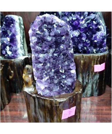 Stone Crafts Amethyst Quartz Cluster - Uruguayan - Crystals - Gemstones - Geodes - Minerals ZJGIDTEM - Buy Online on GoSupps.com