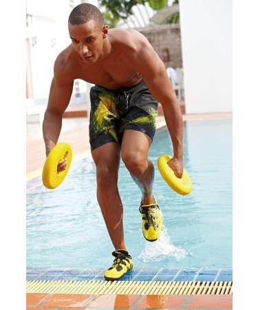 Buy BECO AquaDisc SZ Aqua Training Discs - Yellow Aqua Dumbbells for Effective Water Workouts | International Shipping Available - Buy Online on GoSupps.com