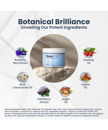 Buy THENA Overnight Recovery Cream | Anti-Aging Natural & Organic Face Moisturizer with Regenerating Collagen for Men & Women | International Shipping Available - Buy Online on GoSupps.com