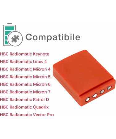 Buy BA223000 BA223030 FUB6 Battery Replacement for HBC Radiomatic & Micron Series - 2000mAh Remote Control Transmitter Battery - Buy Online on GoSupps.com