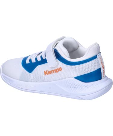 Kempa Unisex Children's Kourtfly Sports Shoes | Kids' Sneakers 33 EU White Blue - Shop Now! - Buy Online on GoSupps.com