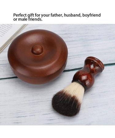 Badger Hair Shaving Brush & Soap Bowl Set - Premium Razor Foam Toolkit for Everyday Use - Buy Online on GoSupps.com