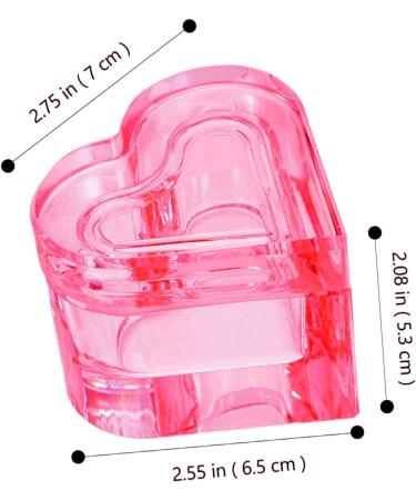 minkissy Diamond Dappen Dish Nail Dappen Dish Liquid Powder Crystal Cup Nail Liquid Bowl Nail Liquid Cup Nail Art Glass Cup Kickstand Glass Nail Dish Cup Nail Supplies Acrylic Crystal Glass Pink - Buy Online on GoSupps.com