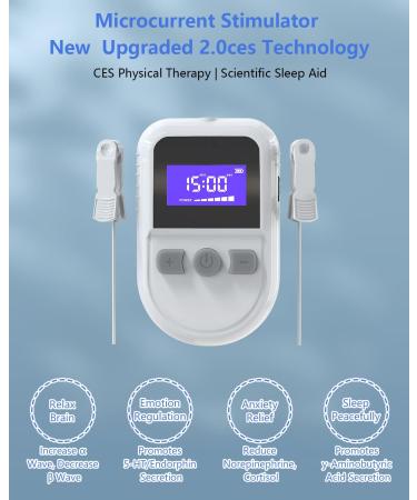 KTS 2.0 CES Sleep Aid Device | Relieve Insomnia Anxiety Depression & Headaches with Microstrom & Cranial Electrotherapy - Buy Online on GoSupps.com