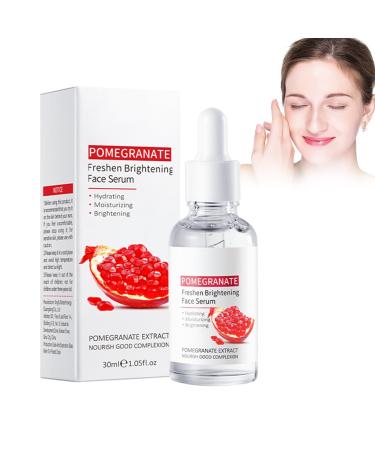 06 Pomegranate facial serum with hyaluronic acid for face 30 ml Brightening & Hydrating Facial Serum for Fine Lines antiaging serum suitable for all skin types antiaging