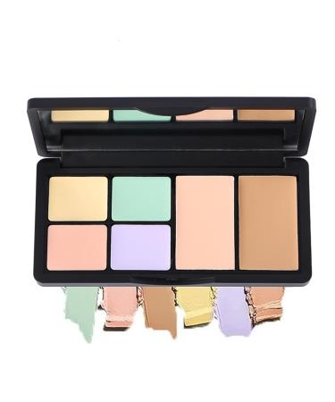 Cream Concealer Palette Contour Concealer Palette | 6-Color Contour Palette Cream Concealer Palette | Waterproof Full Coverage Makeup Palette Corrective Concealer