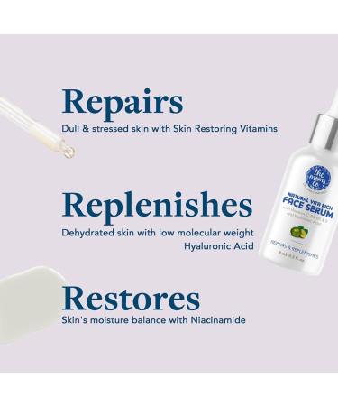 The Moms Co Natural Vita Rich Face Serum For Women & Men with Vitamins C B3 B5 & E and Hyaluronic Acid- 8 ml - Buy Online on GoSupps.com