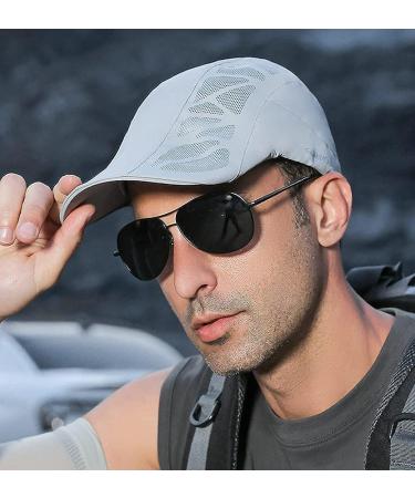 2023 Men's Blue Mesh Baseball Cap | Adjustable UV Protection Sun Hat - Buy Online on GoSupps.com