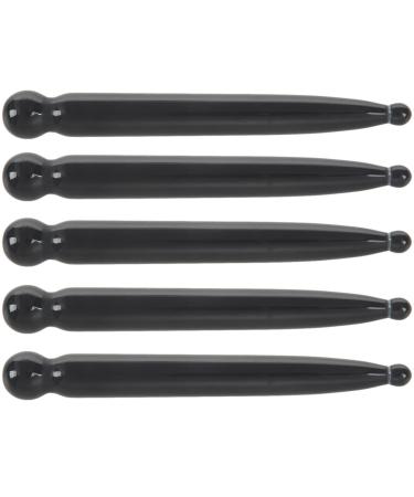 ZIUTPDAX 5X Traditional Relax Thai Foot Massage Reflexology Stick Tool Black