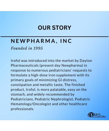 IROFOL High Potency Liquid Iron Supplement | Malt Chocolate Flavor | 4 fl oz (118 mL) | 100mg Polysaccharide Iron Complex | Anemia Iron Deficiency Support for Kids & Adults - Buy Online on GoSupps.com