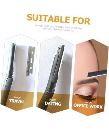 Magiclulu Eyebrow Trimmer Set for Women | Facial Hair Razor & Styling Tools | International Shipping Available - Buy Online on GoSupps.com
