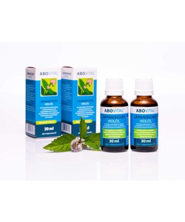 ABOVITAL Mint Oil - Japanese Medicinal Plant Oil for Rubbing Inhaling & Ingesting (60ml) - Premium Quality for Wellness & Relaxation - Buy Online on GoSupps.com