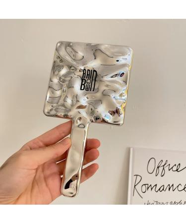 AMOBON Aesthetic Hand Mirror: Bling Bling Makeup Mirror for Room Decor - Travel, Living Room, Bedroom - Buy Online on GoSupps.com
