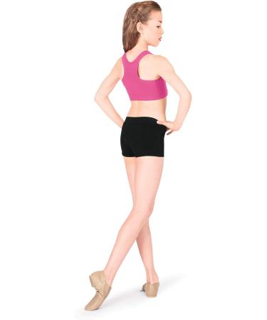 Theatricals Girls Cotton Dance Shorts N5505C - Medium Black | Shop Now - Buy Online on GoSupps.com