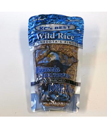 Minnesota Cultivated Wood Parched Wild Rice by KC's - Premium Quality Harvested Grains - Buy Online on GoSupps.com