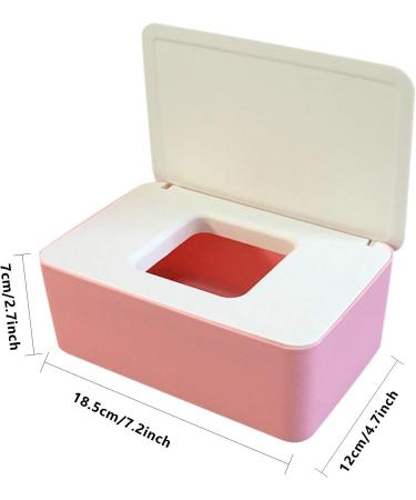 Buy Plastic Wet Wipes Dispenser Box - Versatile Storage for Baby Wipes Napkins and Tissue - Foundation White Cover - International Shipping Available - Buy Online on GoSupps.com