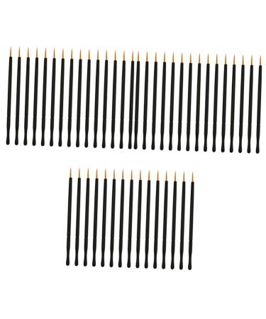 NOLITOY 150 Pcs White Eyeliner Gel Eyeliner Pot T Tool Eye Makeup Tools Eyeliner Brush Wand Disposable 10X0.5cmx3pcs Orangex3pcs