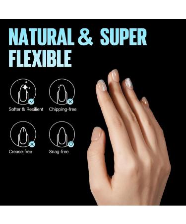 Tomicca Quadrat Artificial Nail Tips - 504 Ultra Short Gel Tips for DIY Nail Art & Studios | 12 Sizes French Full Cover Nail Tips - Buy Online on GoSupps.com