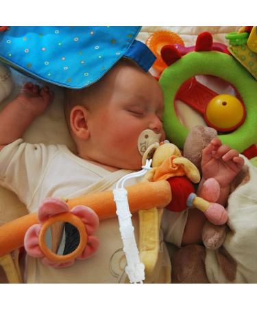 JIANIAO 3 Pack Silicone Pacifier Clip - Secure Strap for Pacifiers, Teethers & Toys - Buy Online on GoSupps.com