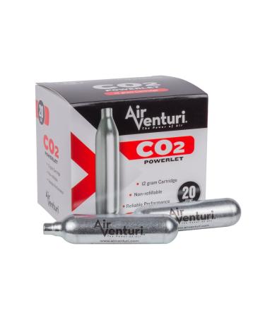Air Venturi 12-Gram CO2 Cartridges, 20ct