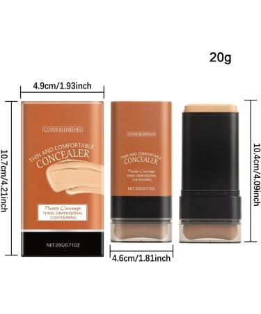 Face Concealer Concealer Stick - Long Lasting Makeup Concealer Stick Soft Makeup Stick Corrector For Skin Types Natural Makeup Stick Concealer 20 - Buy Online on GoSupps.com