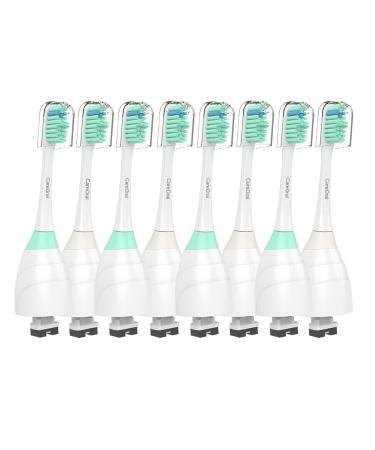 Replacement Toothbrush Heads for Philips Sonicare E-Series HX7022/66 8 Pack Fits Sonicare Essence Xtreme Elite Advance and CleanCare Electric Toothbrush Electric Toothbrush