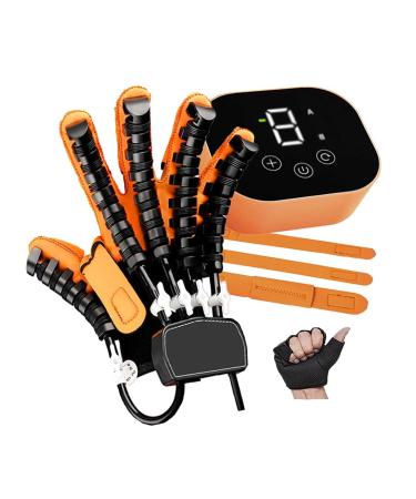 Updated Version Robotic Rehabilitation Gloves Rehabilitation Equipment for Arthritis Hemiplegia and Stroke Finger Orthosis Relieve Cramps Training Equipment Right Hand Small