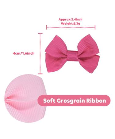 Xcozu 20-Piece Hair Clip Set for Girls - Cute Metal & Ribbon Hair Accessories for All Hair Types - Buy Online on GoSupps.com