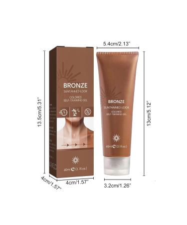 Self Tanning Lotion for Body | Quick Natural Bronzer Glow | Organic & Natural Ingredients - Buy Online on GoSupps.com