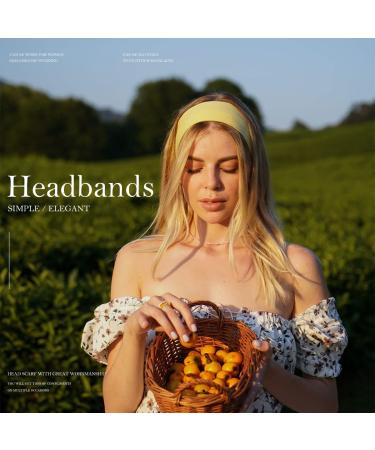 Zoestar Boho Wing Straps Yoga Head Wraps | Vintage Striped Turban & Bandeau Headscarves | Stylish Stretchy Hair Bands for Women & Girls (3 Pieces) - Buy Online on GoSupps.com