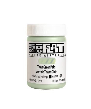 Golden : SoFlat : Matte Acrylic Paint : 59ml : Titan Green Pale