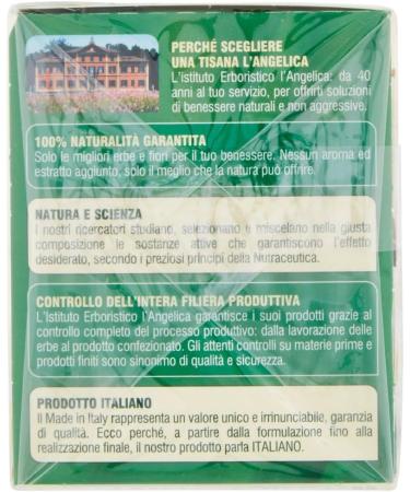  Italian Gourmet E.R. Angelica Tisana Sollievo Stomaco a remedy for heartburn herbal tea with a blend of licorice and chamomile pack of 20 filters + Italian Gourmet Polpa di Pomodoro 400g - Buy Online on GoSupps.com