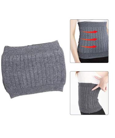 Thermal Lumbar Support Lower Back Belt Brace Cashmere Knit Stomach Kidney Warmer Thicken Thermal Cashmere Knit Warmer Band Abdominal Binder Stomach Lumbar Lower Back Support Brace Waist Grey (m) - Buy Online on GoSupps.com
