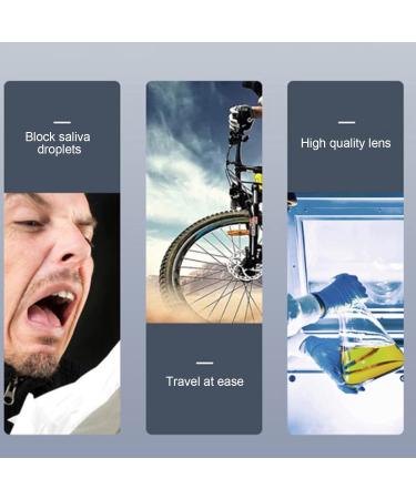 CUTULAMO Safety Glasses Impact Resistant Lightweight Anti Pollen 100% Transmittance Anti Fog PC Safety Goggles For Eye Protection Dark Green - Buy Online on GoSupps.com