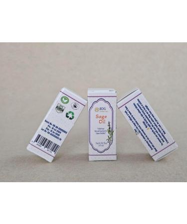Premium 10 ml Sage Oil 100% Pure Essential Therapeutic Grade Aromatherapy Hair Skin & Body Care DIY Beauty - Buy Online on GoSupps.com
