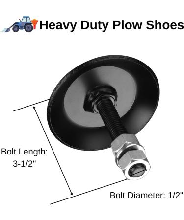Skid Shoes for Polaris Snow Plow - Compatible with CamAm, Arctic Cat, Moose & More ATV UTV Plows - Replace 2873423 - Set of 2 - Buy Online on GoSupps.com